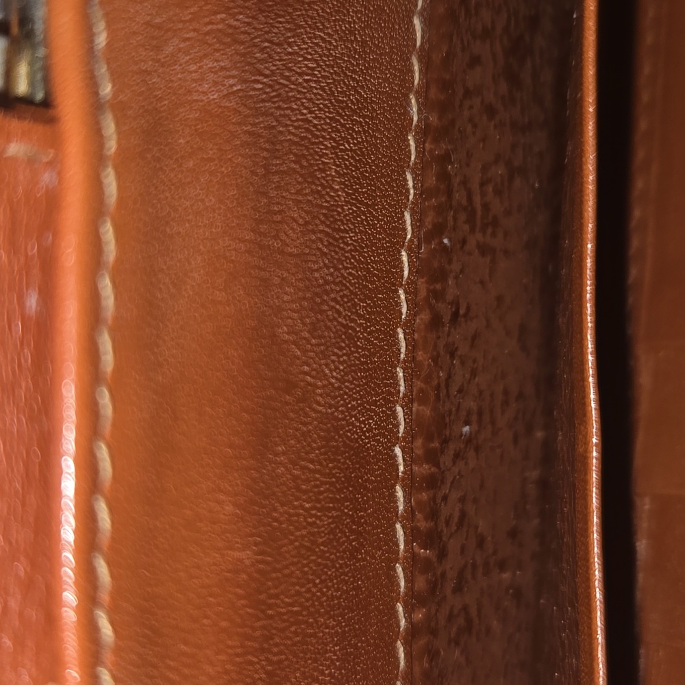 Fendi Kisslock Rehab Wallet Brown and Black Striped - Picture 16 of 16